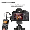 thumbnail image 4 of Control remoto inalámbrico Pixel Timer Shutter Release TW283-N3 para Canon 5D Mark III/5D Mark IV/5D 6D/7D Mark II/7D 50D 40D 30D D60 D30 D2000 R5, 4 of 9