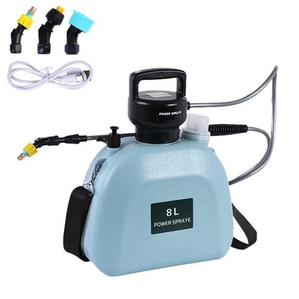 Aspersores Riego Jardín Automático Plant Mister 5/8L USB Recargable 2000mAh Largo Con Correa para El Hombro Herramienta