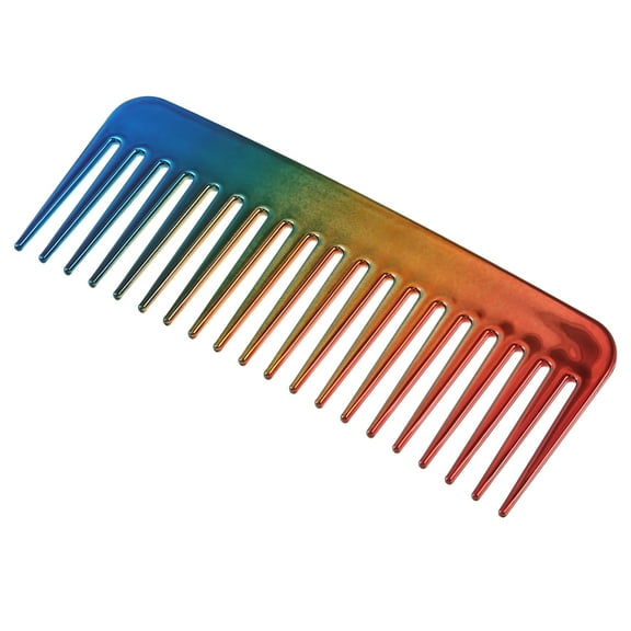 Vocoste Halloween Wide Tooth Hair Comb Hair Detangling Comb for Wet and Dry Plastic Multicolor 6.1"x2.36"
