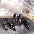thumbnail image 4 of Fiudx Ofertas Flash Del Día Solo En Línea Nail Xingyue Parche De Uñas De Metal Translúcido Lentejuelas Arte De Uñas De Verano, 4 of 6