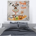thumbnail image 3 of Trick or Treat Miniature Pinscher Funny Mummy Cosplay Pumpkin Candy Basket Tapestry Mini Pin Dog Lover Wall Hanging Backdrop Home Decor - 12016, 3 of 5
