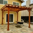 thumbnail image 2 of 18 ft. x 18 ft. Pacific Douglas Fir Wood Pergola, 2 of 2