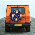 thumbnail image 2 of Fotbe Corgi Lying With Moons And Stars Spare Tire Cover Thickening Universal Fit for Jeep, Trailer, RV, SUV, Truck, Tough Tire Wheel Soft Cover-17 inch, 2 of 9