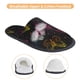 thumbnail image 3 of Fotbe Butterfly Pantuflas Peludas para Mujer con Estampado, Zapatillas de Peluche, Zapatos de Invierno para Casa, Uso Interior y Exterior-Large, 3 of 8