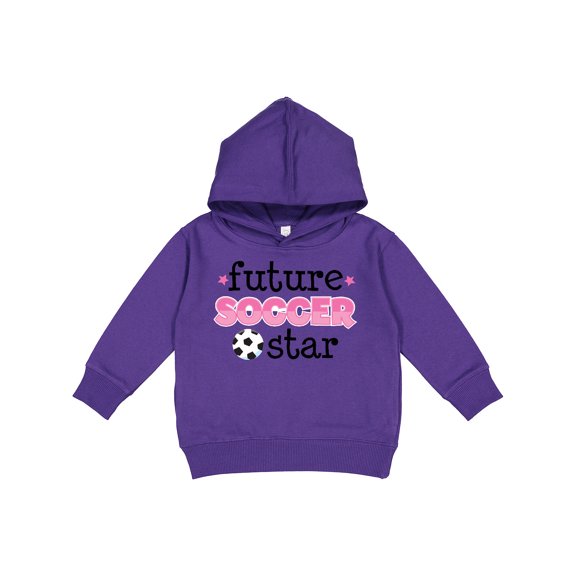 Inktastic Future Soccer Star Girls Toddler Hoodie