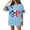 Light Blue Short Sleeve, variant on Mexico Soccer Jersey for Women Crew Neck Football Trendy T-Shirt Short Sleeve Vocation Soccer Ball Graphic 2026 Shirt Spain Brazil Argentina France Germany Portugal White XL