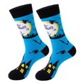thumbnail image 1 of Halloween Socks For Women Girls Bats Print Colorful Pattern Novelty Cute Crew Soft Stretchy Comfortable, 1 of 7