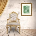 thumbnail image 3 of Donovan, Kelly 12x14 Gold Ornate Wood Framed with Double Matting Museum Art Print Titled - Green Botanical I, 3 of 4