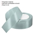 thumbnail image 3 of Unique Bargains 1.5 Inch Wide 24 Yards Satin Ribbon, 2 Pack Double Face Solid Crafts Roll for Party Home DIY Wrapping Decoration, Pale Blue, 3 of 6