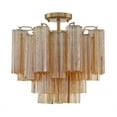 thumbnail image 2 of Crystorama Lighting - Addis - 4 Light Flush Mount In Geometric Style-13.75, 2 of 11
