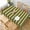 Army Green and Khaki, variant on Rectangle Tablecloth Army Green and Khaki Stripes Oblong Table Cover Washable Table Cloths for Kitchen Dinning Party Tabletop Modern Decoration 60 x 84inch