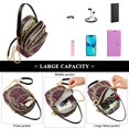 thumbnail image 5 of FORMRS Crossbody Bag for Women Quilted Travel Shoulder Cell Phone Purse with Chain Strap Handbag, Gold Abstract Pattern, 5 of 7