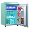 thumbnail image 5 of Galanz Retro Efficient Compact Refrigerator w/Freezer, 2.5 Cu Ft, Green, 5 of 5
