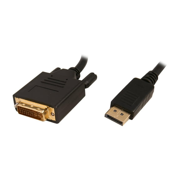 Nippon Labs DP-DVI-6 6 ft. DP DisplayPort Male to DVI-D Male Adapter Cable, Blac