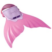 FINIS Children's Mermaid Fin in Light Green and Pink
