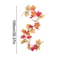 thumbnail image 3 of Yakvarog Artificial Fall Garland Maple Leaf, 39"/Piece Hanging Vines Garland Faux Autumn Foliage Garland Thanksgiving Fall Decor for Home Wedding Fireplace Party Christmas, 3 of 6