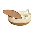 thumbnail image 2 of Cama para gatos perfecl con tejido de canasta Nido para dormir transpirable M con almohada, 2 of 8