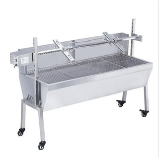 59 Stainless Steel Propane Gas/Charcoal Spit Rotisserie with Cover and  Counter Balance - Smoke Daddy Inc. - BBQ Pellet Smokers, Cold Smokers, and  Pellet Grill Parts & Accessories