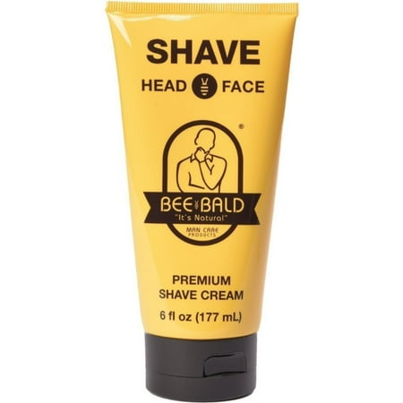 Bald Bull - 2 Pack - Bee Bald Shave Premium Shave Cream 6 oz