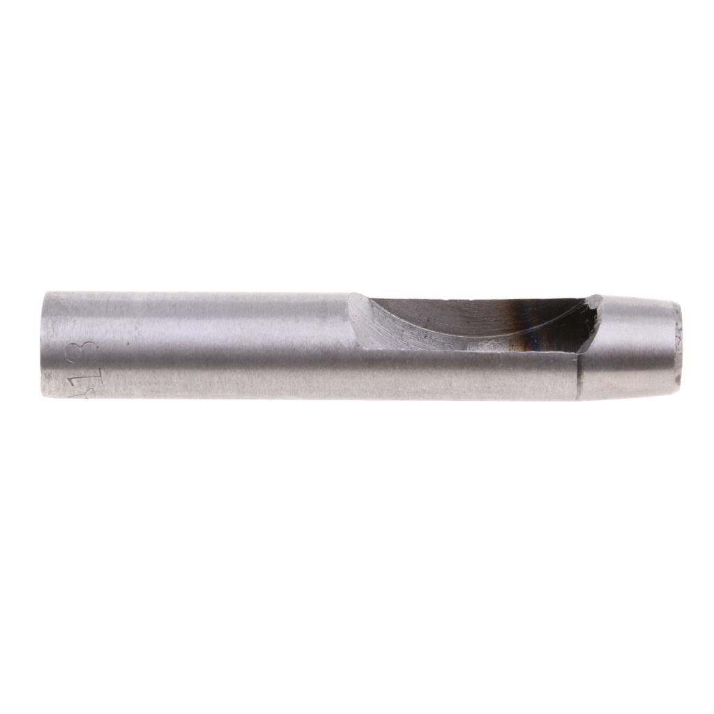 Nishiyuenyi 2pcs Round Hollow Punch Leather Craft Punch Tool Hollow Hole Punch Cutter Tool