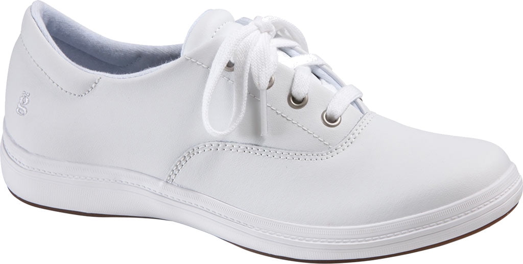 grasshopper white leather sneakers