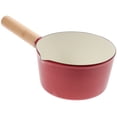 thumbnail image 4 of UPOUART 1Pack Enamel Small Saucepan for Stove Top Red Round Design 1000ml Capacity, 4 of 7