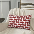 thumbnail image 5 of Goofa Cute Red Crab Pattern Pillow Case – Plush & Soft Cushion Cover, Hypoallergenic Throw Pillow Case for Comfortable Sleep with Envelope Closure-16"x24", 5 of 6
