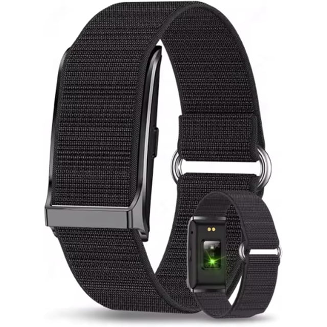 Pomya Rastreador de Fitns para Hombr y Mujer, Pulsera de Brazalete igente con Rastreador de Actividad y Monitor de Sueño, 127 Modos Deportivos, 10 M de Agua, sin Pantalla (Black)