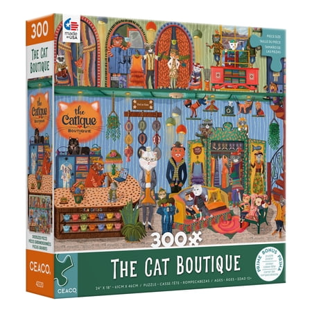 Ceaco - Cindy Jackson - The Catique - 300 Piece Interlocking Jigsaw Puzzle