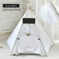 thumbnail image 1 of Tente Tipi pour Animal, Maison Lavable pour Chien et Chat avec Coussin, 1 of 10
