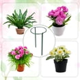 thumbnail image 3 of WLGJL 12 Pack Tall Snake Plant Support Stakes Half Round Peony Cages and Supports for Indoor and Outdoor Plants – Plant Cage Ring Support for Flower - Peony, Tomato, Hydrangea, 3 of 7