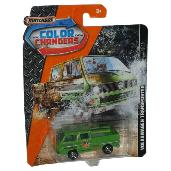 Matchbox Color Changers (2016) Green Volkswagen Transporter Toy Vehicle