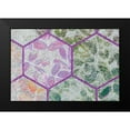 thumbnail image 2 of Tenoever, William 18x13 Black Modern Framed Museum Art Print Titled - HexiFlora: Imprint 7, 2 of 5
