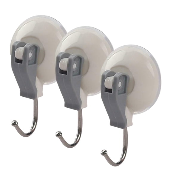 WHEANG Hooks for Hanging Strong Suction Cup Hook for Kitchen and Bathroom Vacuum Suction Hook One Size Multi-Color