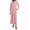 Pink, variant on Women's Amanda Rich 607-37 Velour Zip Front Robe (Red S)