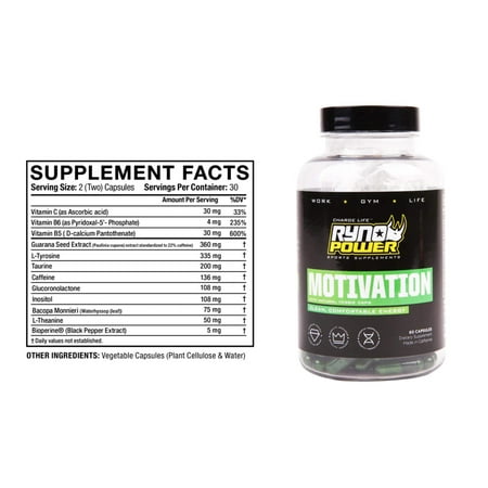 MOTIVATION Pre-Workout Focus Energy Supplement