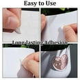 thumbnail image 3 of 120 Pcs 1cm Adhesive Dots Double Sided Removable White Adhesive Dots Waterproof Small Stickers Collar Dots Collar Stays for Men's Dress Shirts for DIY, 3 of 6