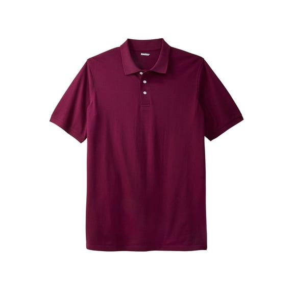 KingSize Men's Big & Tall Longer-Length Shrink-Less Cotton Polo Shirt