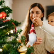 Twfbrm Christmas Tree Ornaments, Faceless Doll with Knitted Hat Christmas Thanksgiving Vacation Halloween Ornaments for Tree Green Christmas Decor for Home Holiday Party