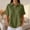 Army Green, variant on Women's Waffle Shirts Polos Solid Color Golf Shirts, Short Sleeve Lapel Collared Shirt Quick Dry Tennis Work Athletic Tops, Summer Trendy Basic Sport Tops Army Green L