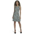 thumbnail image 4 of Women's Harper Rose Printed Sleeveless Flounce Skirt Mini Dress Color: Scatter Floral Size: 8, 4 of 4