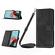 thumbnail image 1 of Striped Leather Phone Case with Lanyard for Note 30 Pro Models, 1 of 4