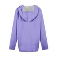 thumbnail image 5 of YLHFASHION Vestes à Fermeture Éclair pour Femmes 2025 Automne Chandail Léger de Base Imprimé Chandails à Manches Longues Cordon de Serrage Chandails à Capuche à Fermeture Éclair Intégrale jusqu'à 50 % de Rabais T-shirt à Manches Longues pour Femmes, 5 of 5