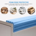 thumbnail image 3 of WHAMVOX Almohadillas De Ajustables De Espuma Para Bunk Beds Con Adhesivo Fuerte Azul, 3 of 6
