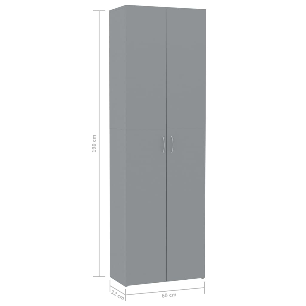 Kepooman 74.8" Home Office Elite Storage Cabinet with Locking Doors & 5 Shelves, Grey Kepooman 74.8" Home Office Elite Storage Cabinet with Locking Doors & 5 Shelves, Grey