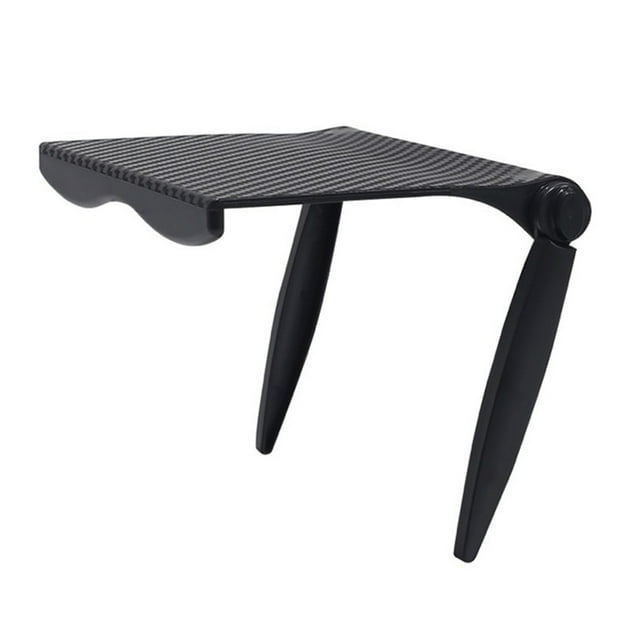 Tidy Tablette Supérieure pour Téléviseur Gain de Place pour Écran Plat Moniteur d'Ordinateur Support de Rangement en ABS
