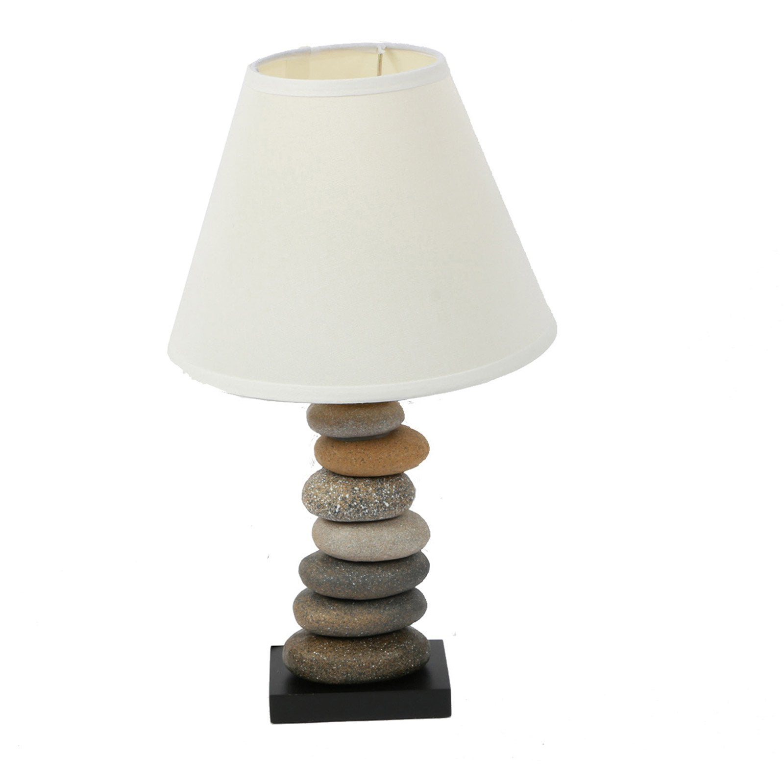 stone base lamp