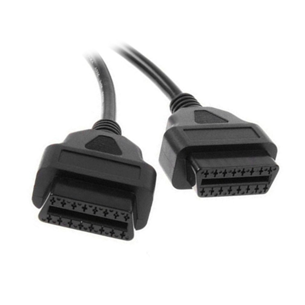 OBD2 OBDII Splitter Extension Cable 16pin Male to Dual Female Y Cable 30cm 1ft