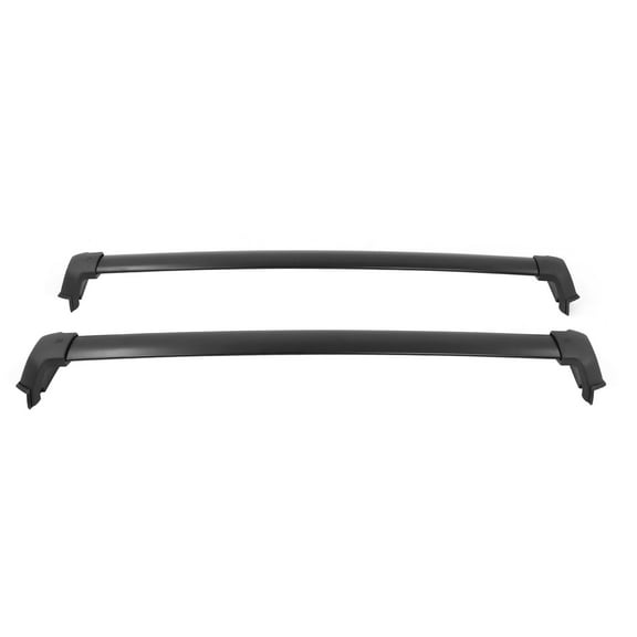 Ikon Motorsports Compatible with 17-22 Honda CRV OE Factory Style Roof Rack Cross Bar Black Aluminum
