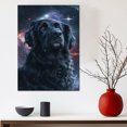 thumbnail image 5 of Flat Coated Retriever Space Poster Wall Art Funny Dog - Flat Coated Retriever Dog Canvas Wall Art For Bedroom Decor - Modern Bathroom Decor - Gifts For Women, 5 of 6